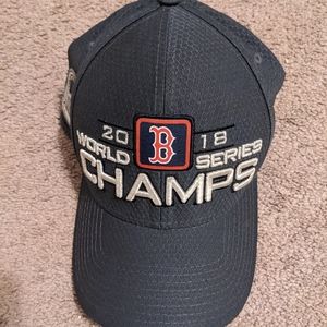 New Era 2018 Boston Red Sox World Series Champion one size fits most fitted cap